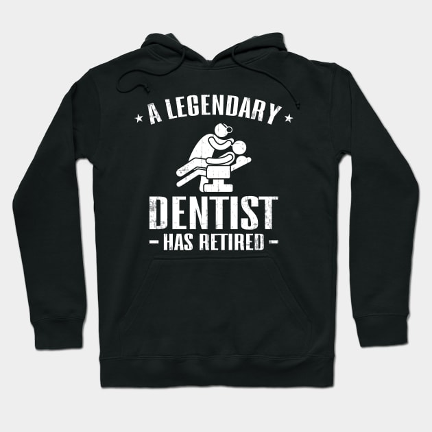 Dentist Retired Hoodie by maxcode